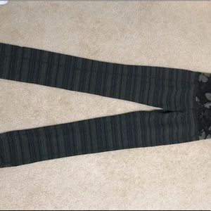 lululemon leggings green with butterfly band